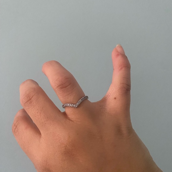 925 sterling silver wishbone ring - Picture 1 of 8